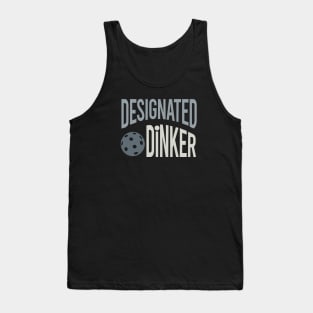 Funny Pickleball Pun Designated Dinker Tank Top